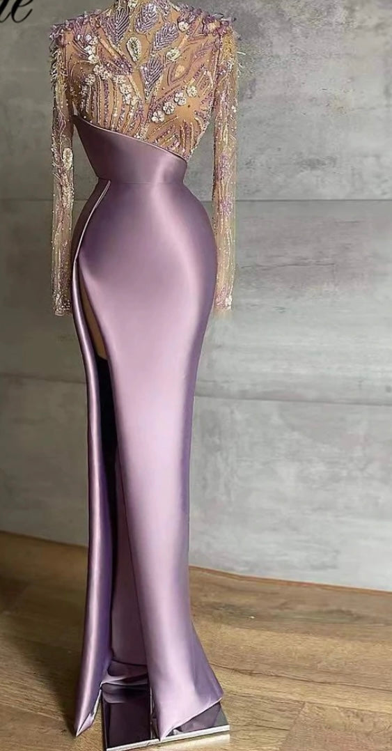 FancyENF Indifference Elegant Beaded Evening Gown