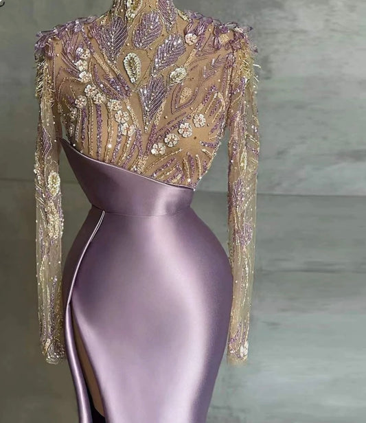 FancyENF Indifference Elegant Beaded Evening Gown