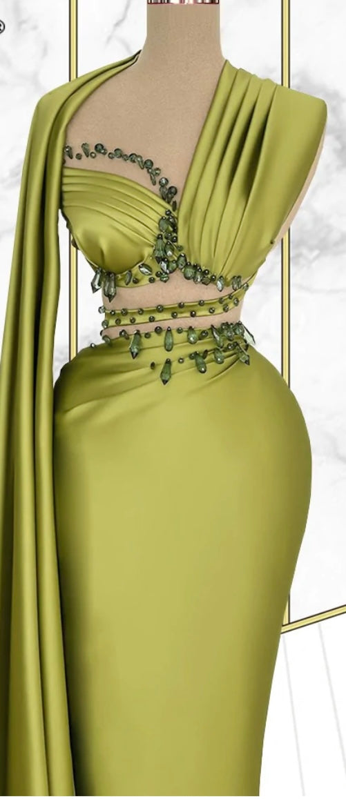 FancyENF Euphoria Elegant Satin Maxi Dress