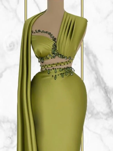 FancyENF Euphoria Elegant Satin Maxi Dress